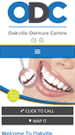 Mobile Screenshot of oakvilledenturecentre.com